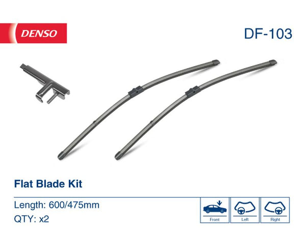 Denso Wiper Blade (Flat) 600/475Mm DF-103