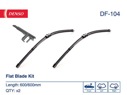 Denso Wiper Blade (Flat) 600/600Mm DF-104