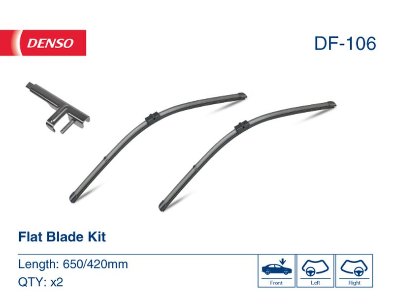 Denso Wiper Blade (Flat) 650/420Mm DF-106