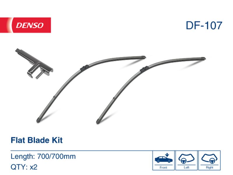 Denso Wiper Blade (Flat) 700/700Mm DF-107