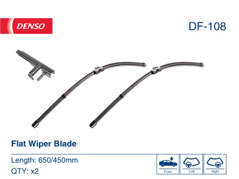 Denso Wiper Blade (Flat) 650/450Mm DF-108