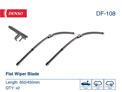 Denso Wiper Blade (Flat) 650/450Mm DF-108