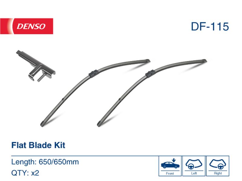 Denso Wiper Blade (Flat) 650/500Mm DF-115