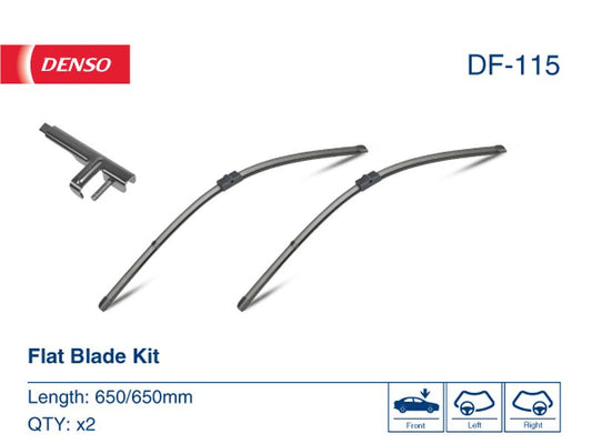 Denso Wiper Blade (Flat) 650/500Mm DF-115