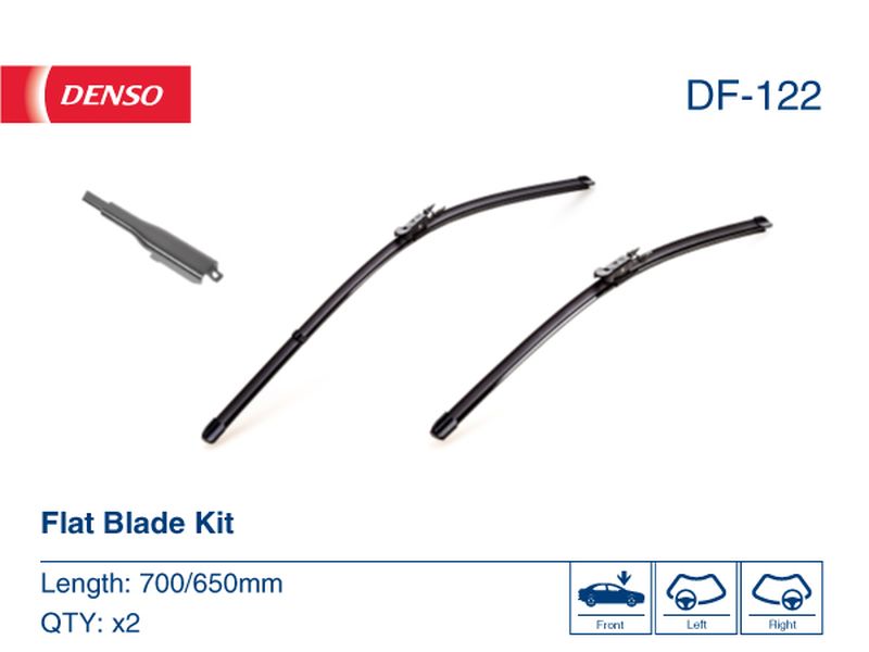 Denso Wiper Blade (Flat) 700/650Mm DF-122
