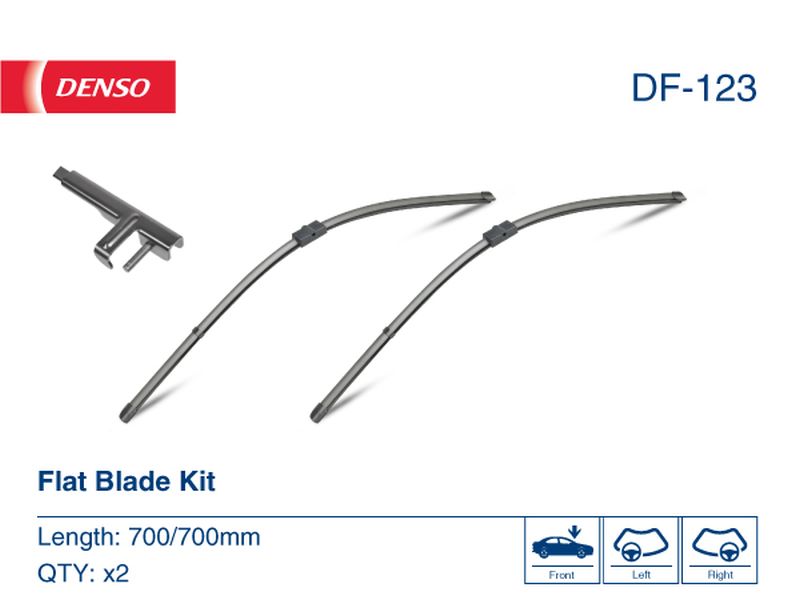 Denso Wiper Blade (Flat) 700/700Mm DF-123