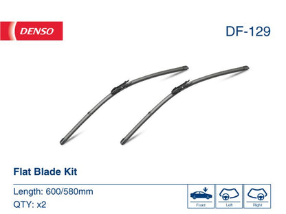 Denso Wiper Blade (Flat) 600/580Mm DF-129