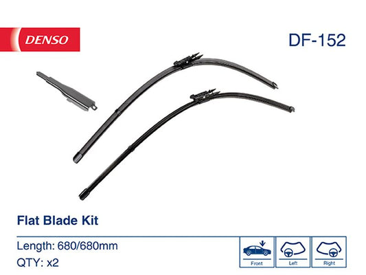 Denso Wiper Blade (Flat) 680/680Mm DF-152