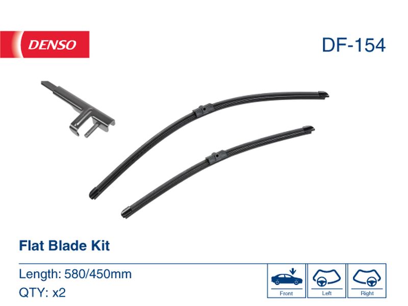 Denso Wiper Blade (Flat) 580/450Mm DF-154