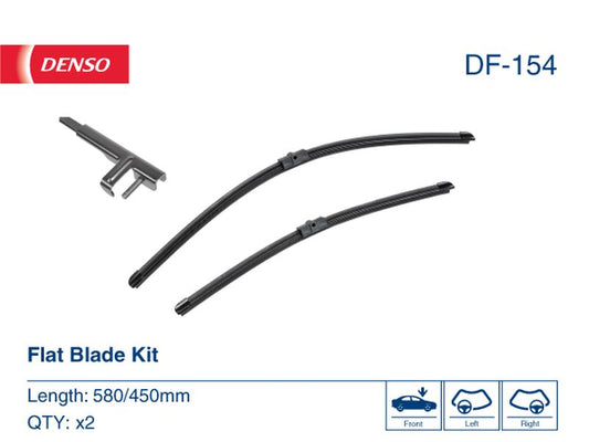 Denso Wiper Blade (Flat) 580/450Mm DF-154