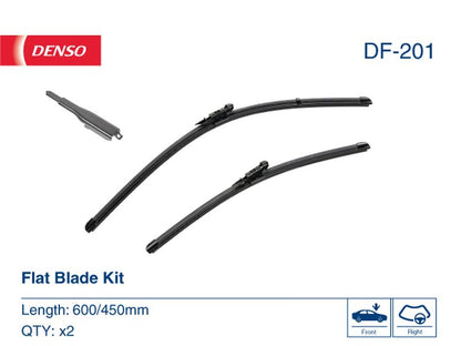 Denso Wiper Blade (Flat) 600/450Mm DF-201