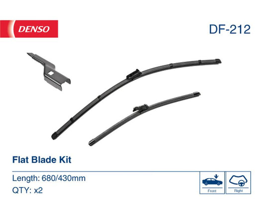 Denso Wiper Blade (Flat) 680/430Mm DF-212