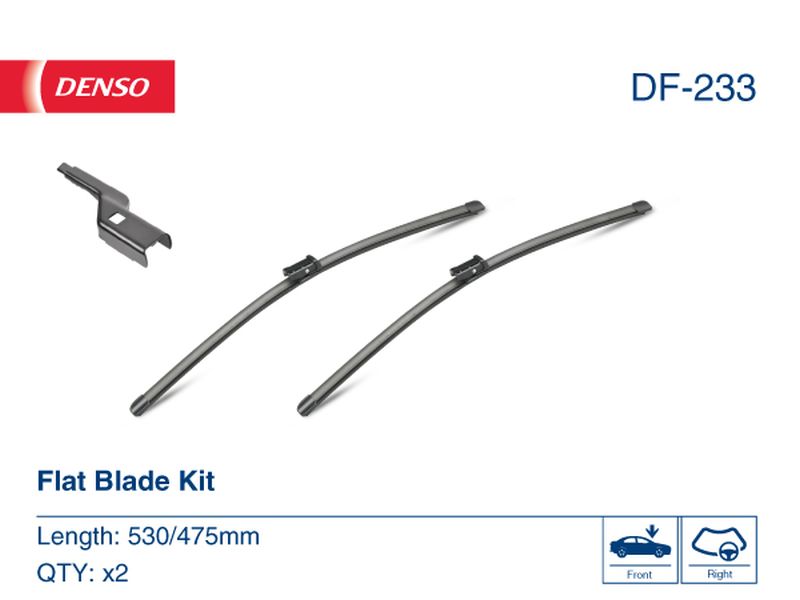 Denso Wiper Blade (Flat) 530/475Mm DF-233