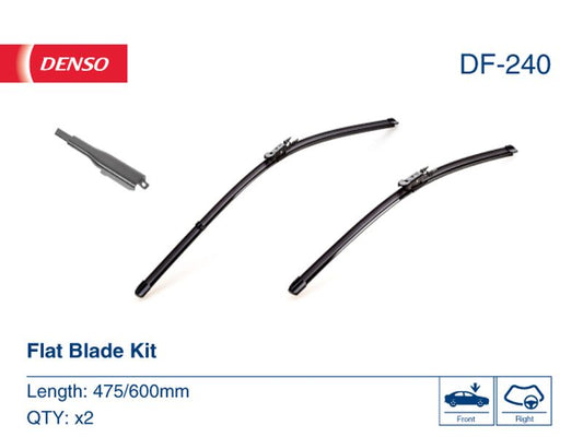 Denso Wiper Blade (Flat) 475/600Mm DF-240