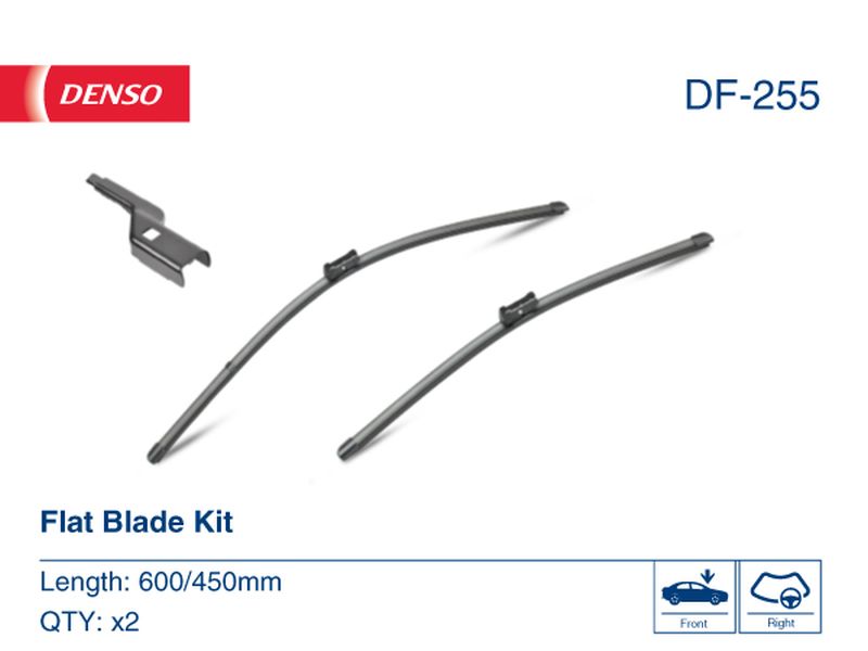 Denso Wiper Blade (Flat) 600/450Mm DF-255