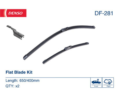 Denso Wiper Blade (Flat) 650/400Mm DF-281