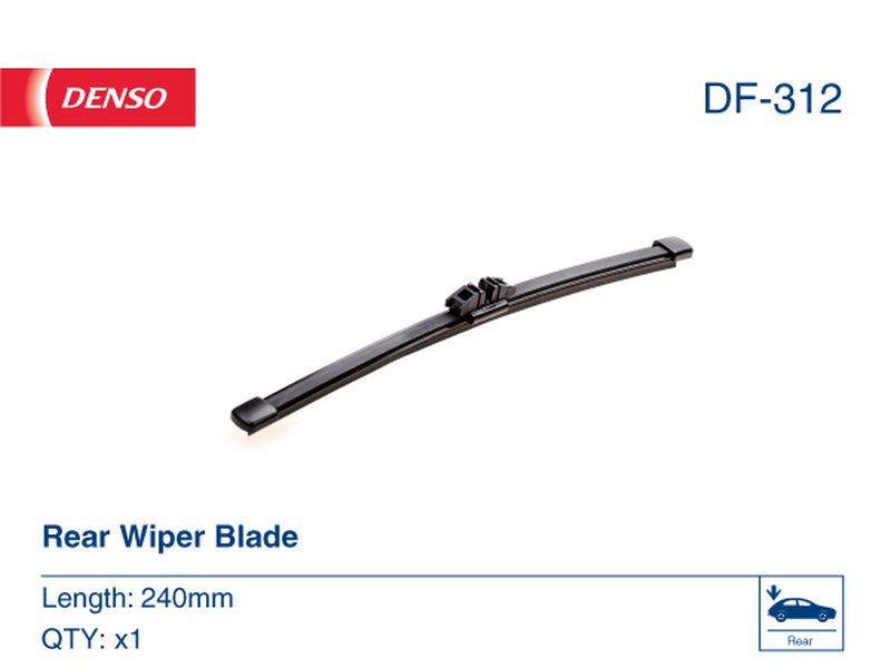 Denso Wiper Blade (Rear) 240Mm DF-312