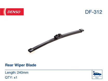 Denso Wiper Blade (Rear) 240Mm DF-312