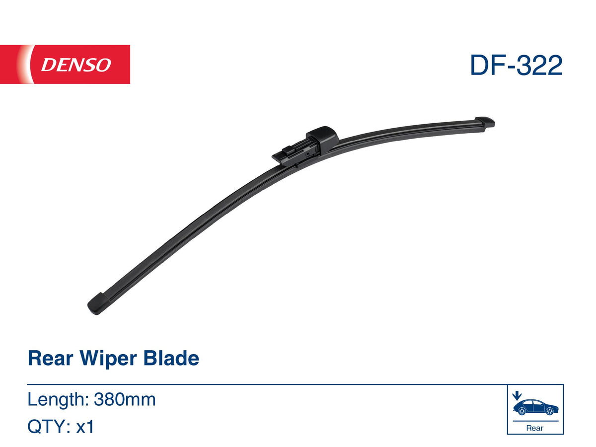 Denso Wiper Blade (Rear) 380Mm DF-322