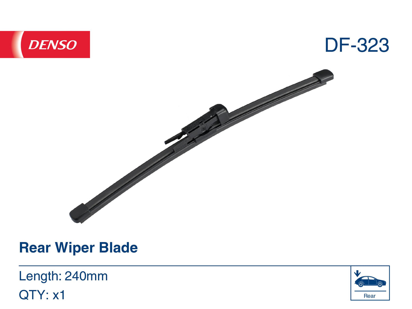 Denso Wiper Blade (Rear) 240Mm DF-323