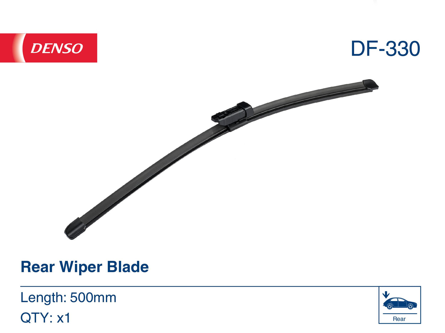 Denso Wiper Blade (Rear) 500Mm DF-330