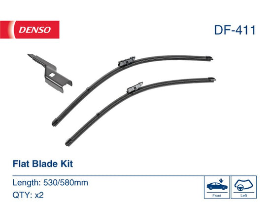 Denso Wiper Blade (Flat) 530/580Mm DF-411