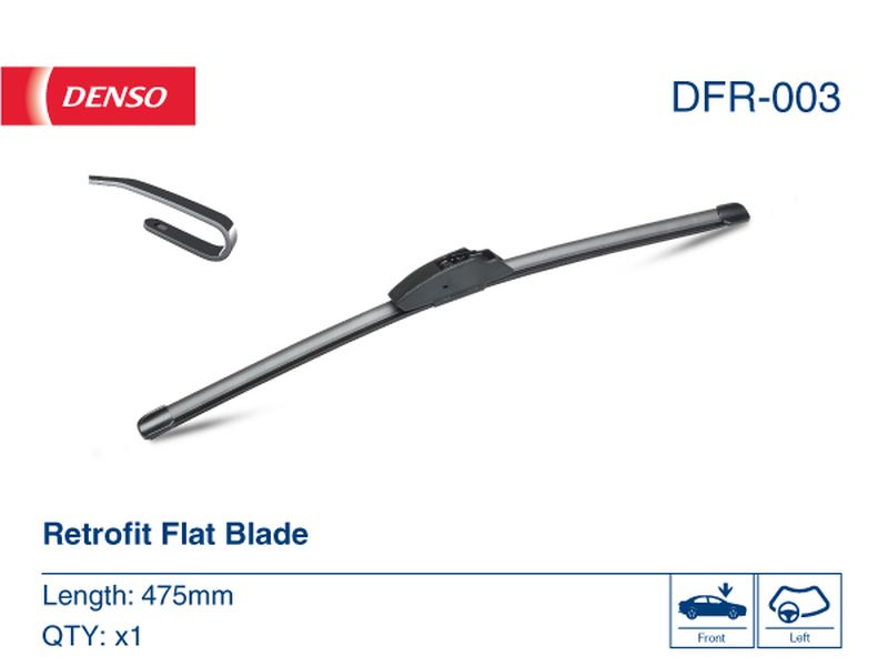 Denso Wiper Blade (Flat) 475Mm DFR-003