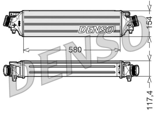 Denso Charge Air Intercooler DIT01002