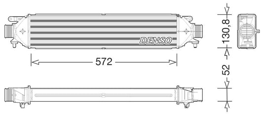 Denso Charge Air Intercooler DIT01008