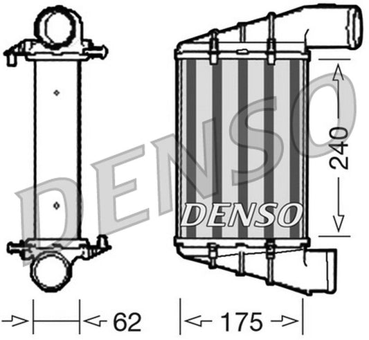Denso Charge Air Intercooler DIT02001