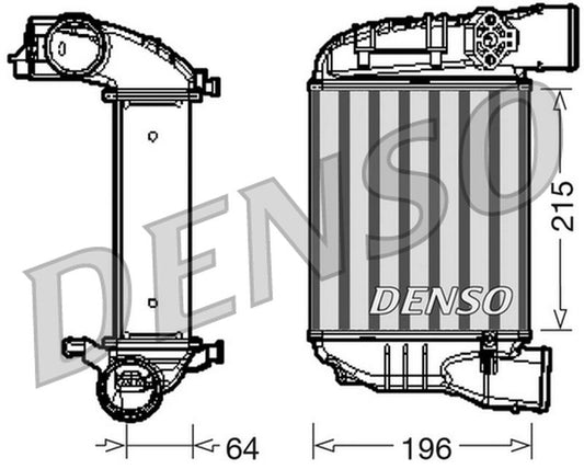 Denso Charge Air Intercooler DIT02003