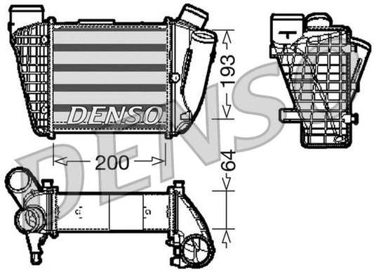 Denso Charge Air Intercooler DIT02004