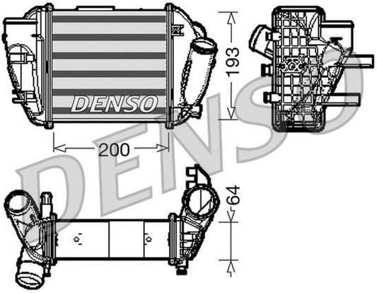 Denso Charge Air Intercooler DIT02005