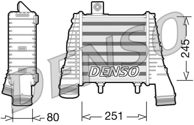 Denso Charge Air Intercooler DIT02008