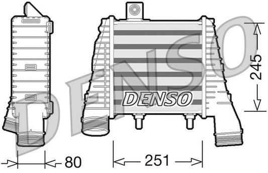 Denso Charge Air Intercooler DIT02008