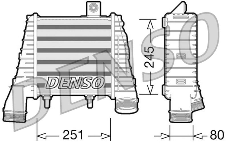 Denso Charge Air Intercooler DIT02009