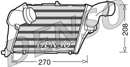 Denso Charge Air Intercooler DIT02012