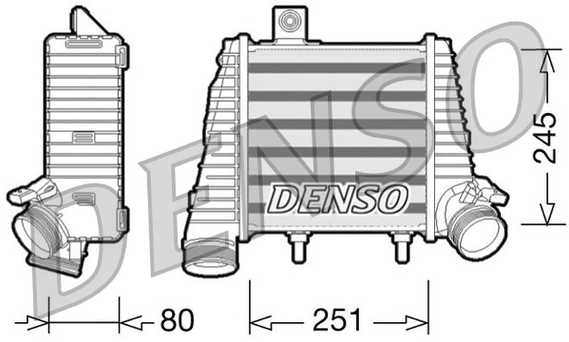 Denso Charge Air Intercooler DIT02016