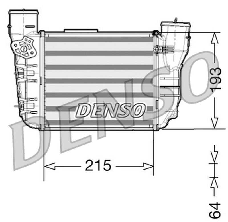 Denso Charge Air Intercooler DIT02020