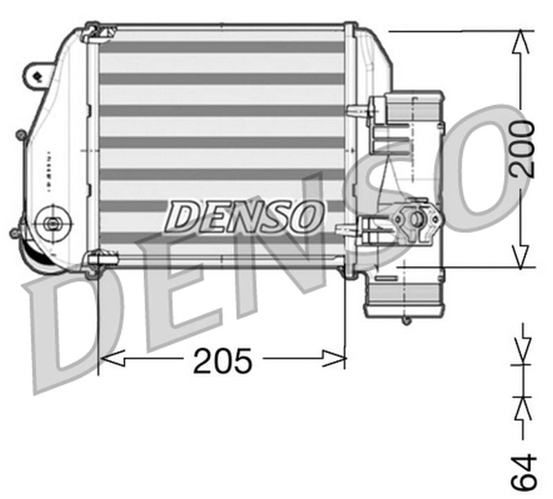 Denso Charge Air Intercooler DIT02024