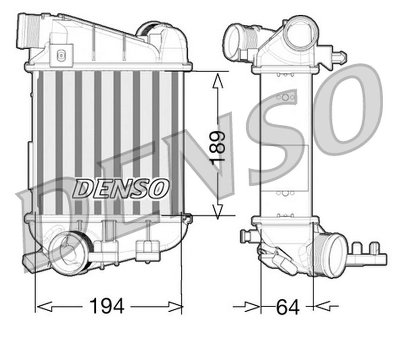 Denso Charge Air Intercooler DIT02027