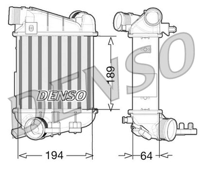 Denso Charge Air Intercooler DIT02027