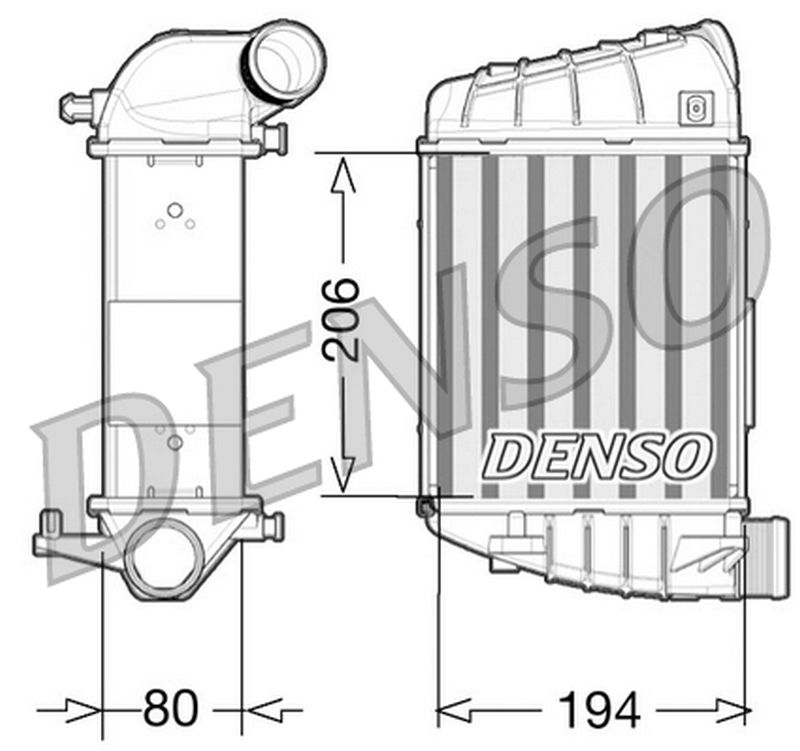 Denso Charge Air Intercooler DIT02028