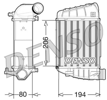 Denso Charge Air Intercooler DIT02028