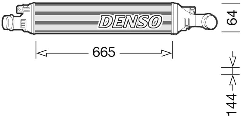 Denso Charge Air Intercooler DIT02036
