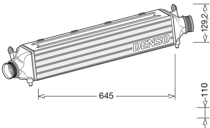Denso Charge Air Intercooler DIT02037
