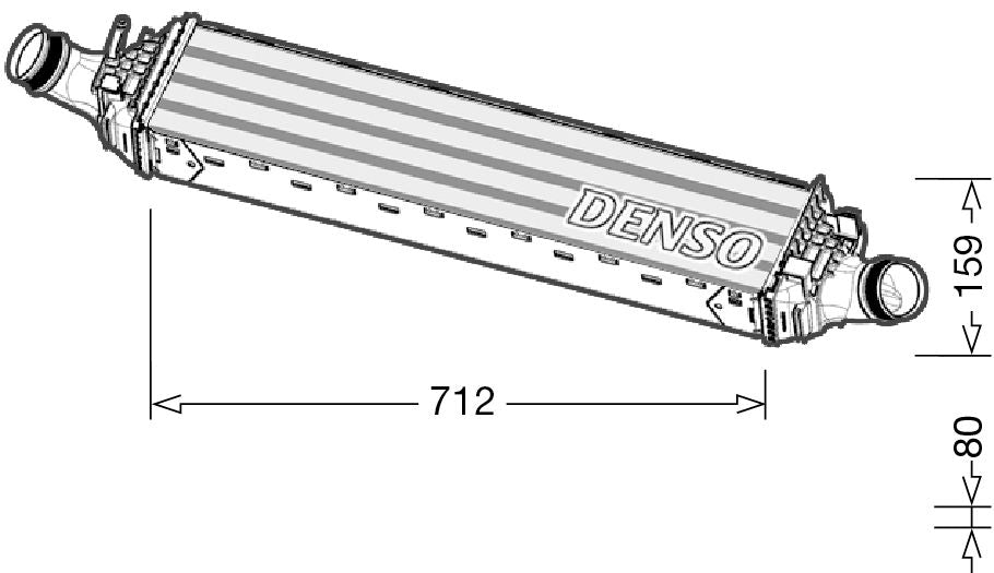 Denso Charge Air Intercooler DIT02038