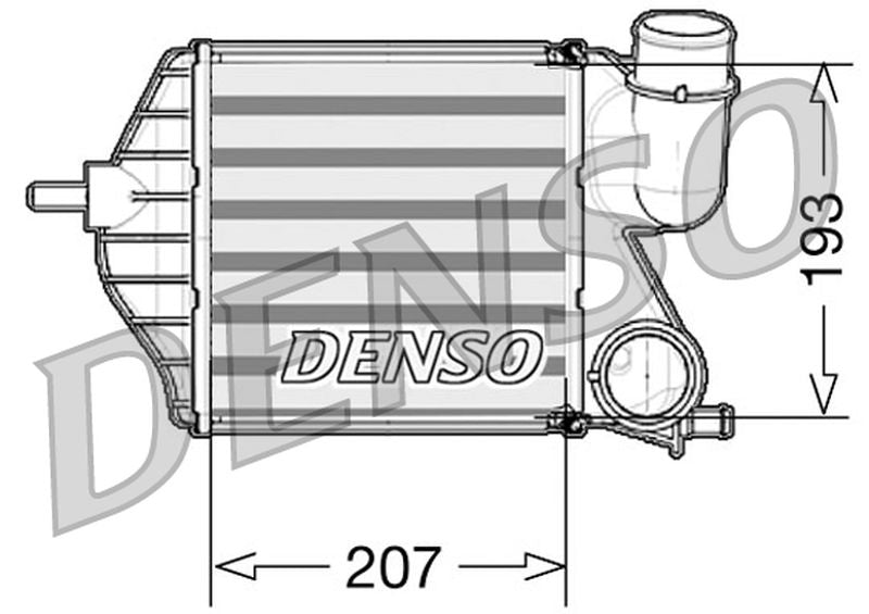 Denso Charge Air Intercooler DIT09102
