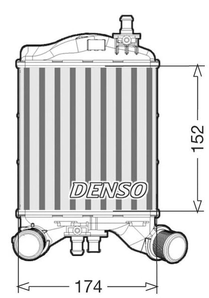 Denso Charge Air Intercooler DIT09111