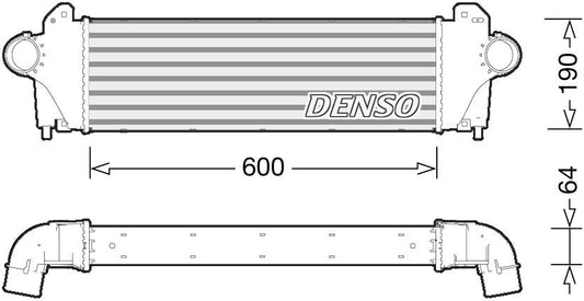 Denso Charge Air Intercooler DIT12005